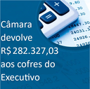 Legislativo devolve R$ 282.327,03 ao Executivo